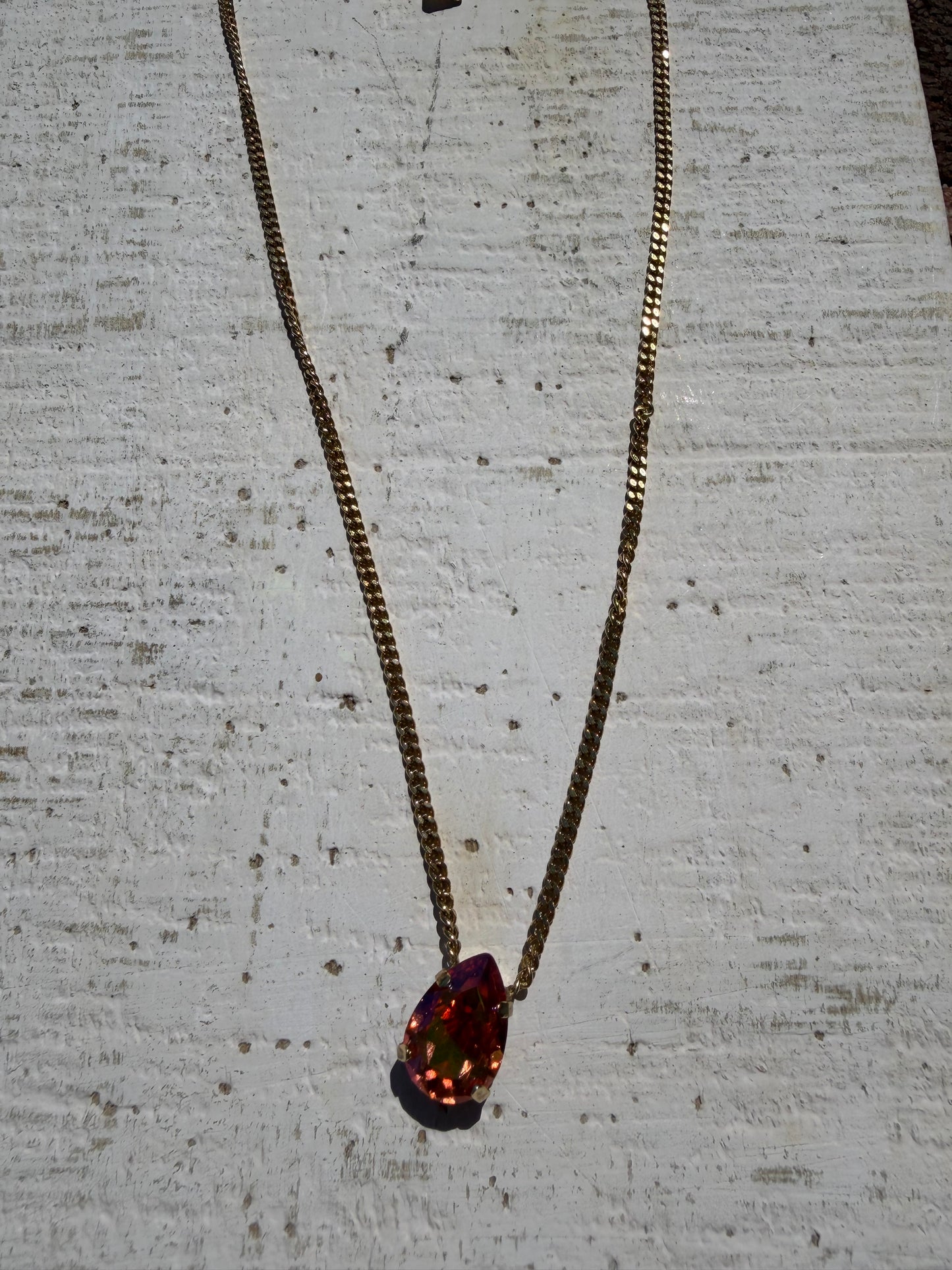 Tova Lumi Candy Crush Rose Peach Necklace