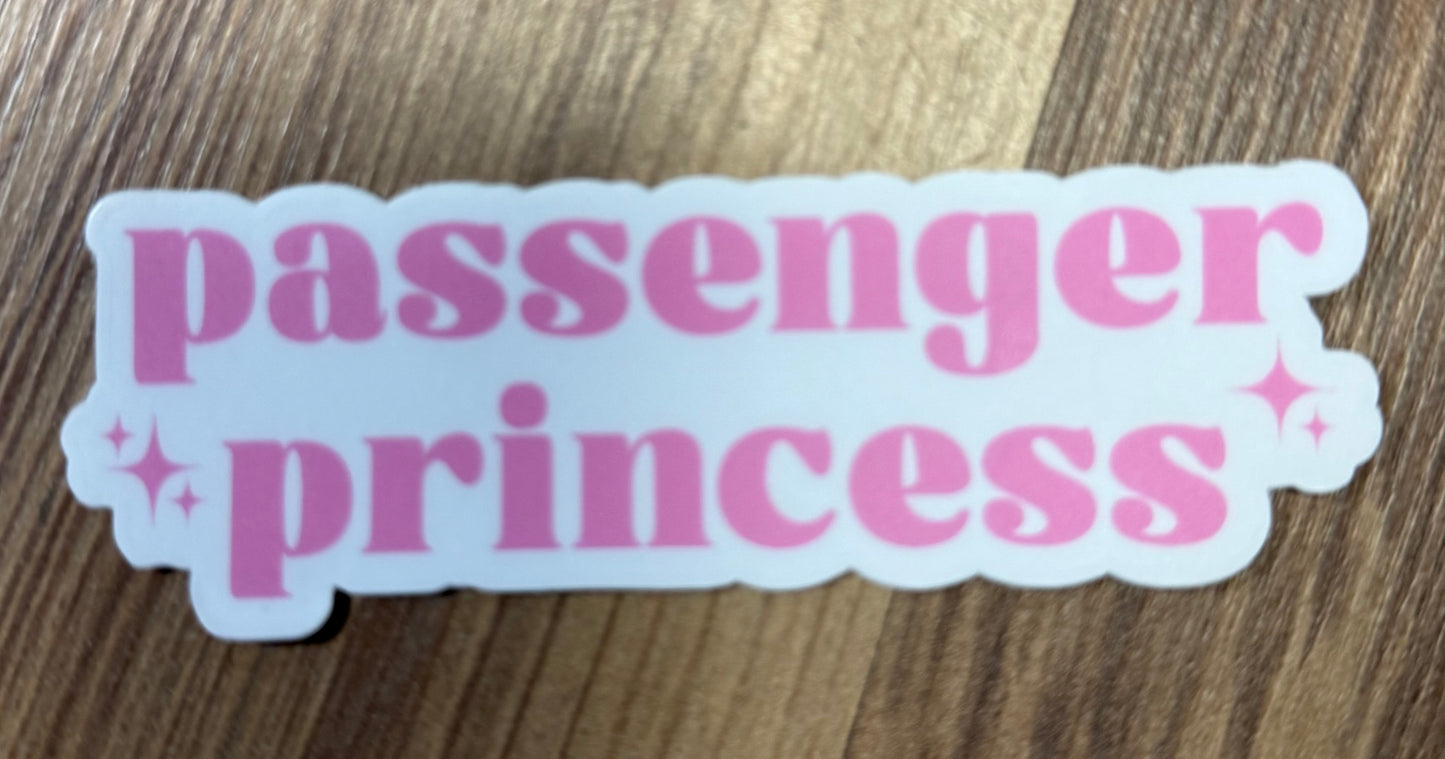 Passenger Princess Sticker