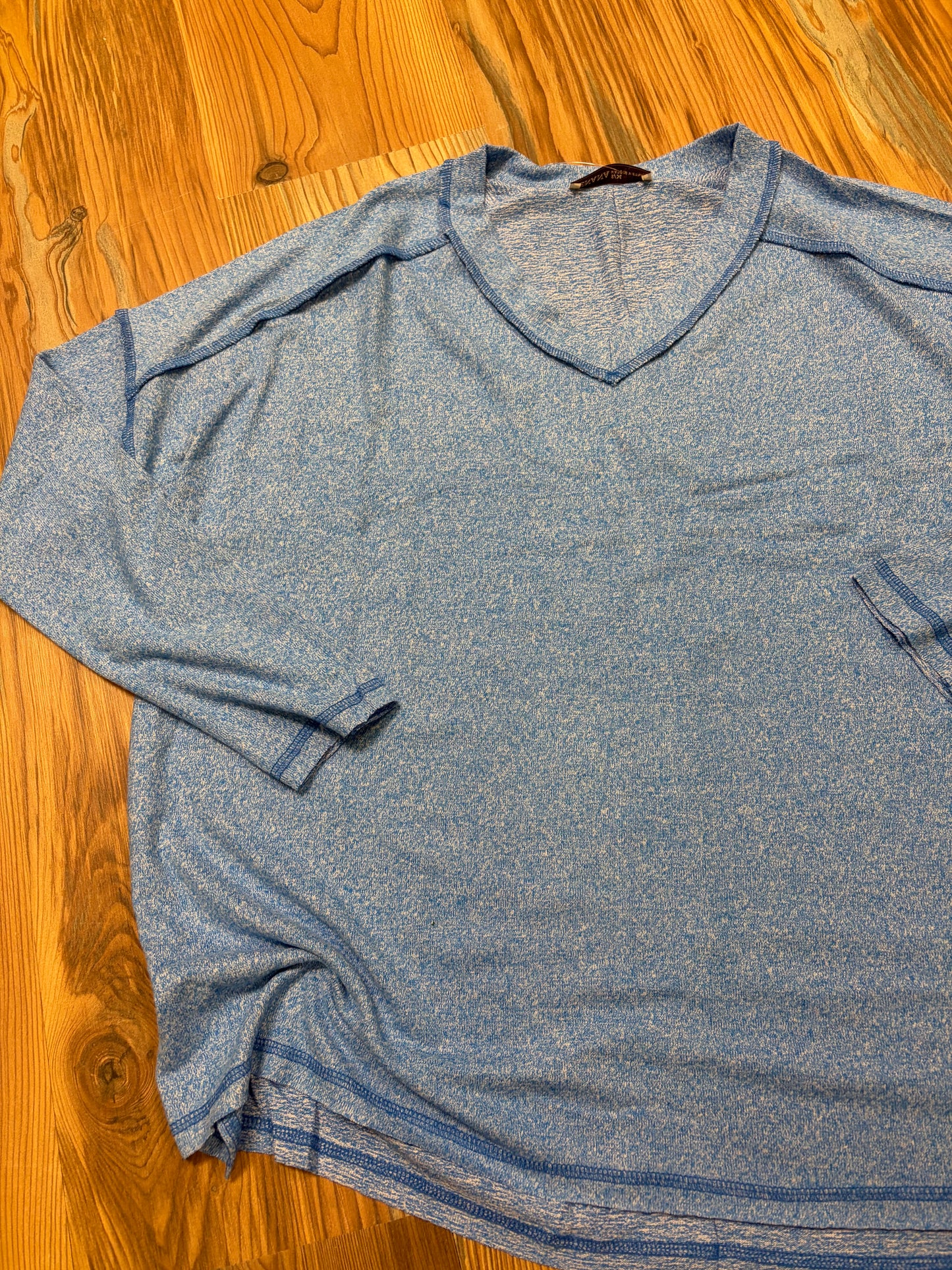 Ocean Blue Softy Hacci Long Sleeve