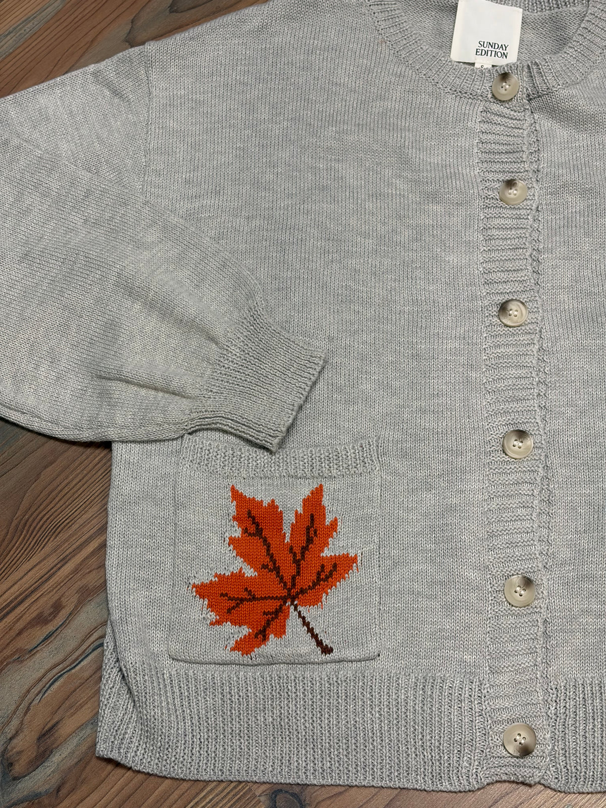 Gray Autumn Cardigan