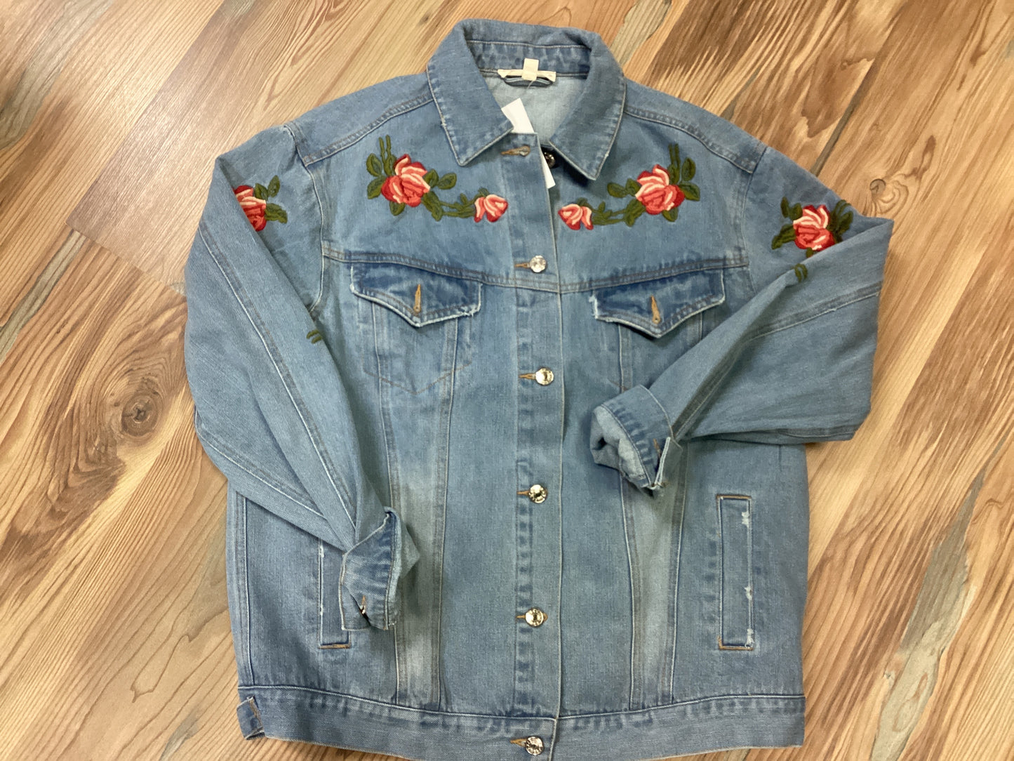 Rose Denim Jacket