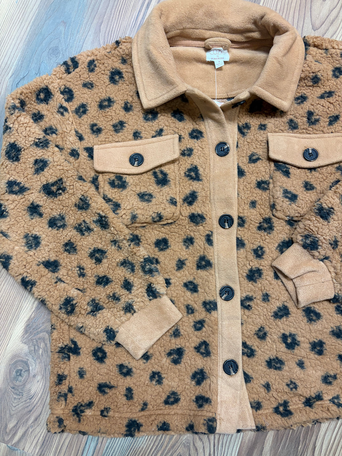 Fluffy Cheetah Shacket