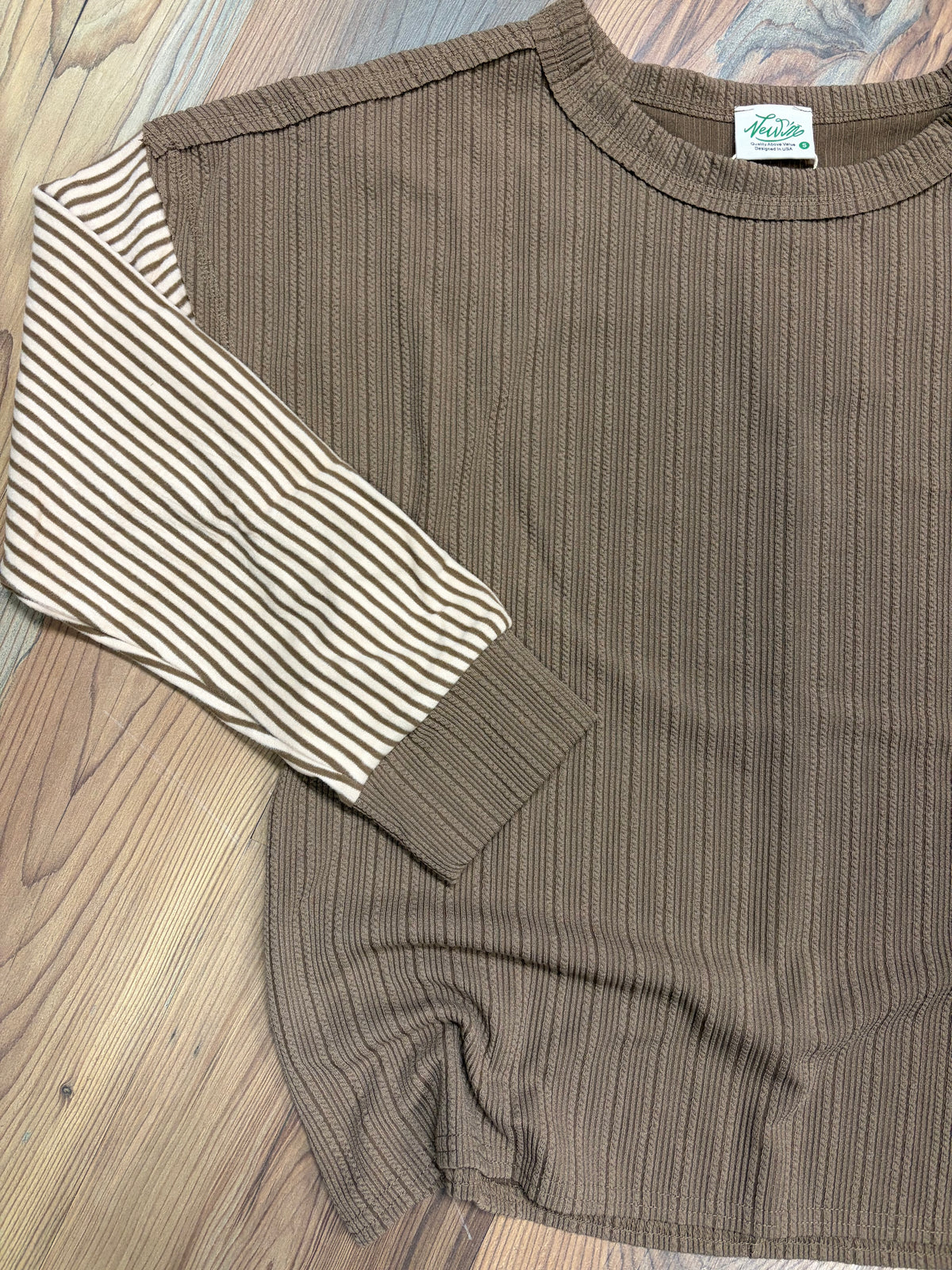 Mocha Cable Softy Long Sleeve