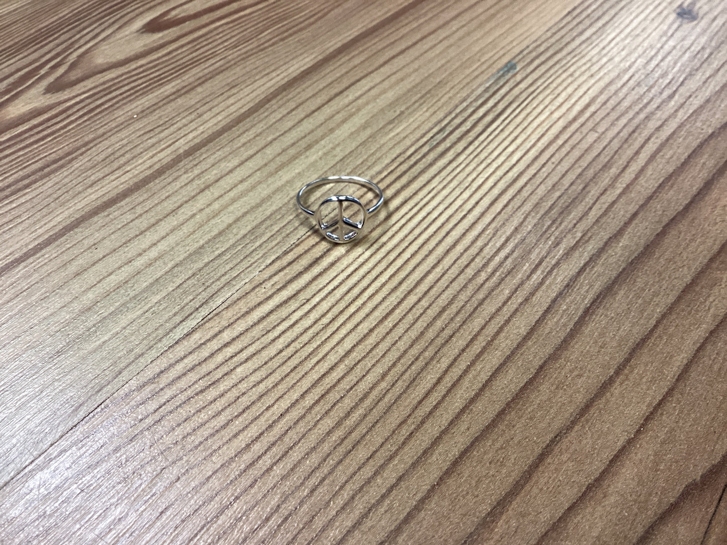 Silver Peace Ring