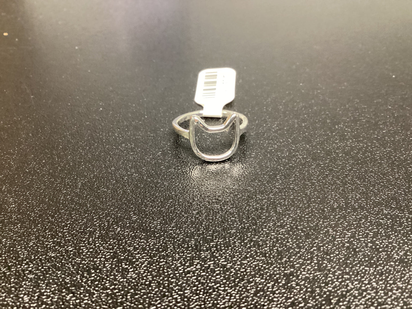 Silver Cat Face Ring