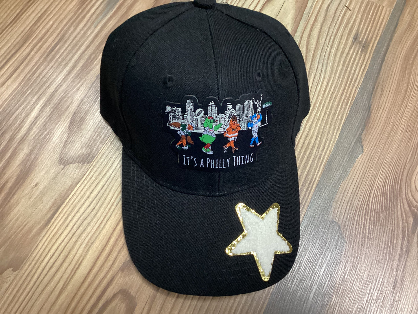 Black Custom Football Hat