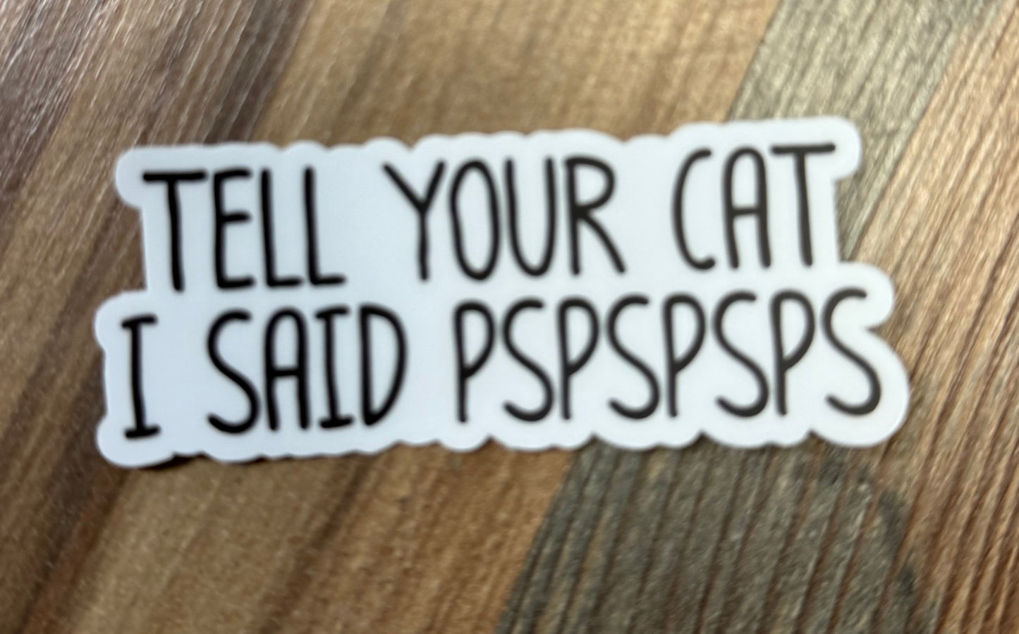 PSPSPS Cat Sticker
