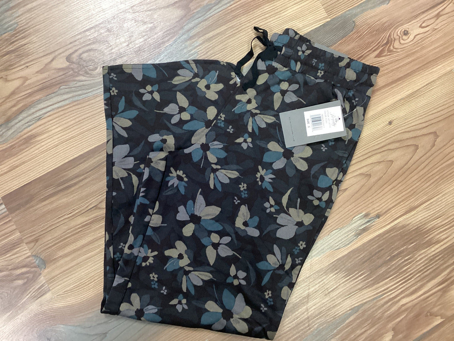 Floral Royalty Drawstring Wide Leg