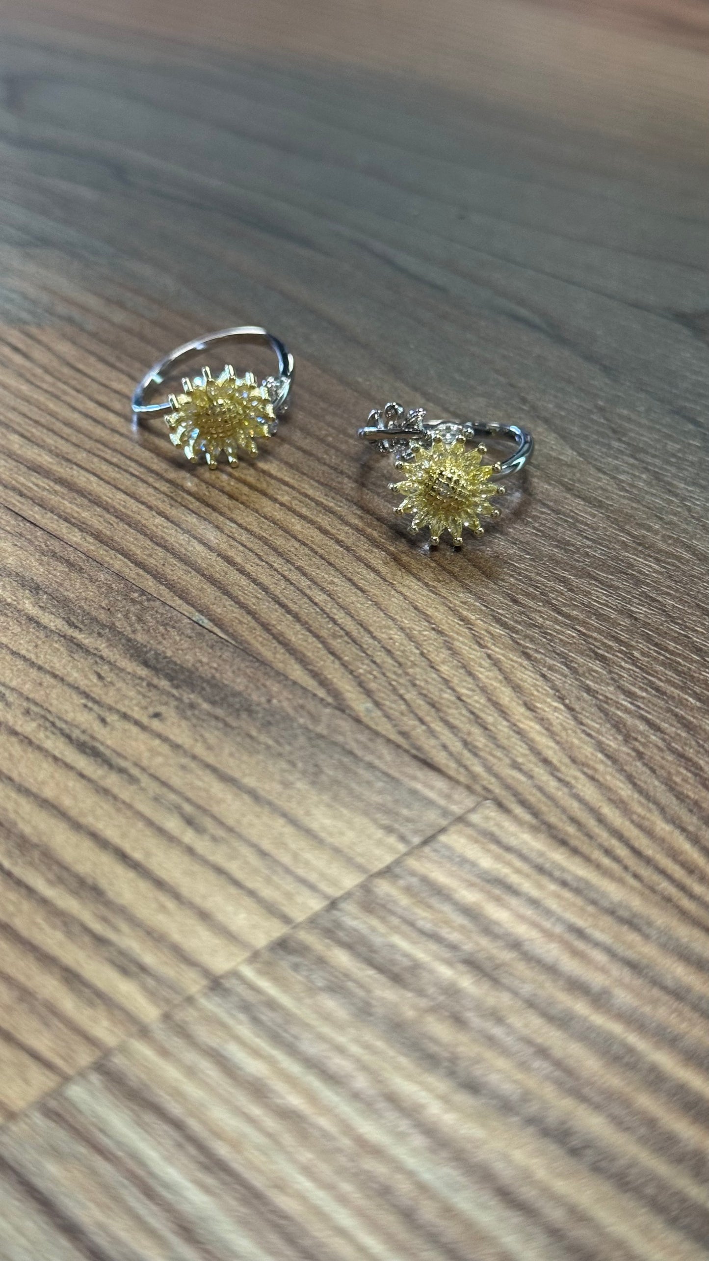 Sunflower Fidget Ring
