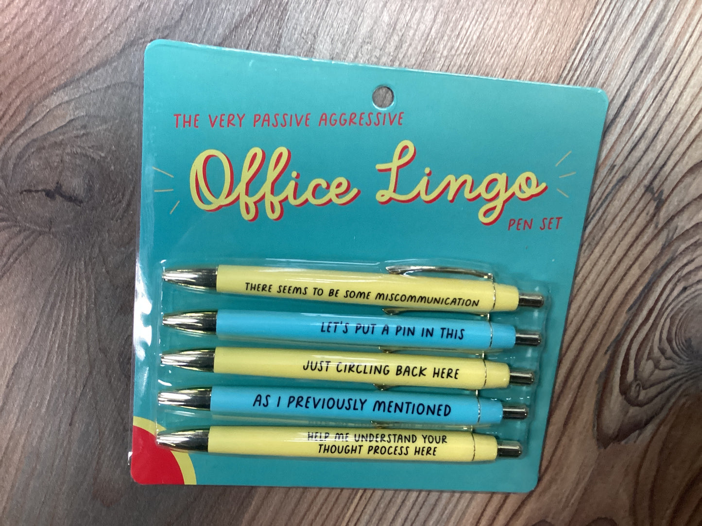 Office Lingo Pen Set
