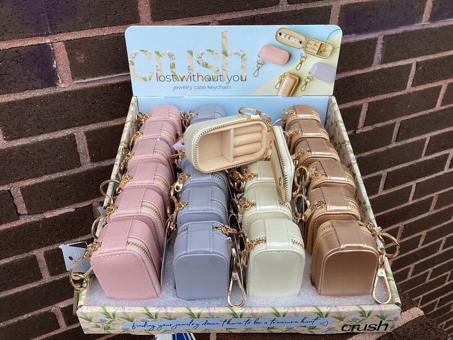 Keychain Jewelry Case