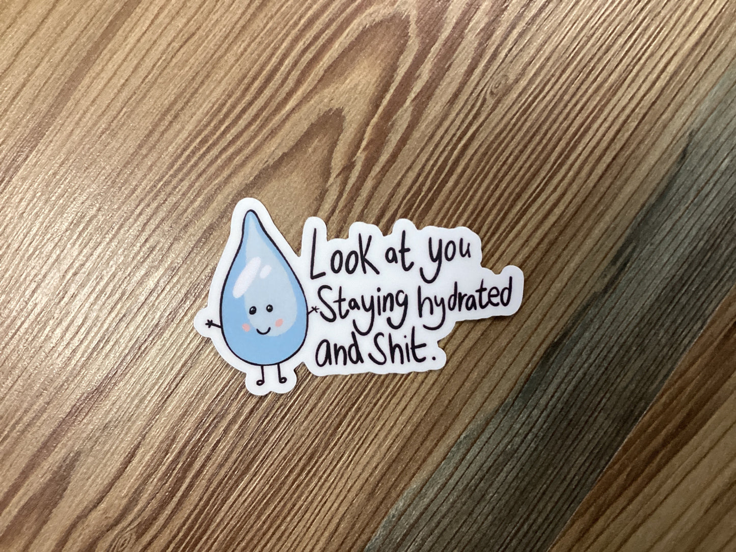 Hydrated Sticker