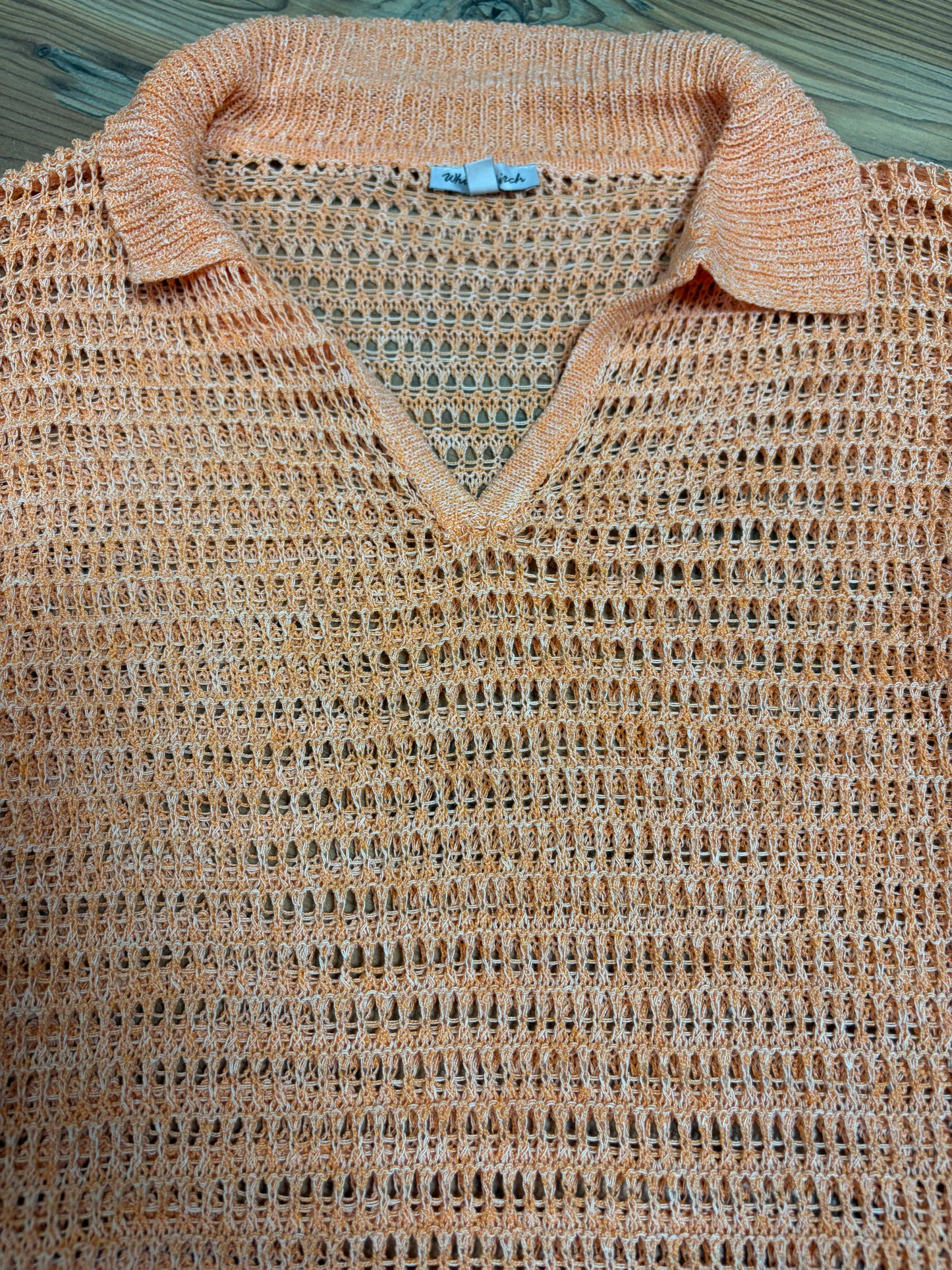 Cantaloupe Collared Knit