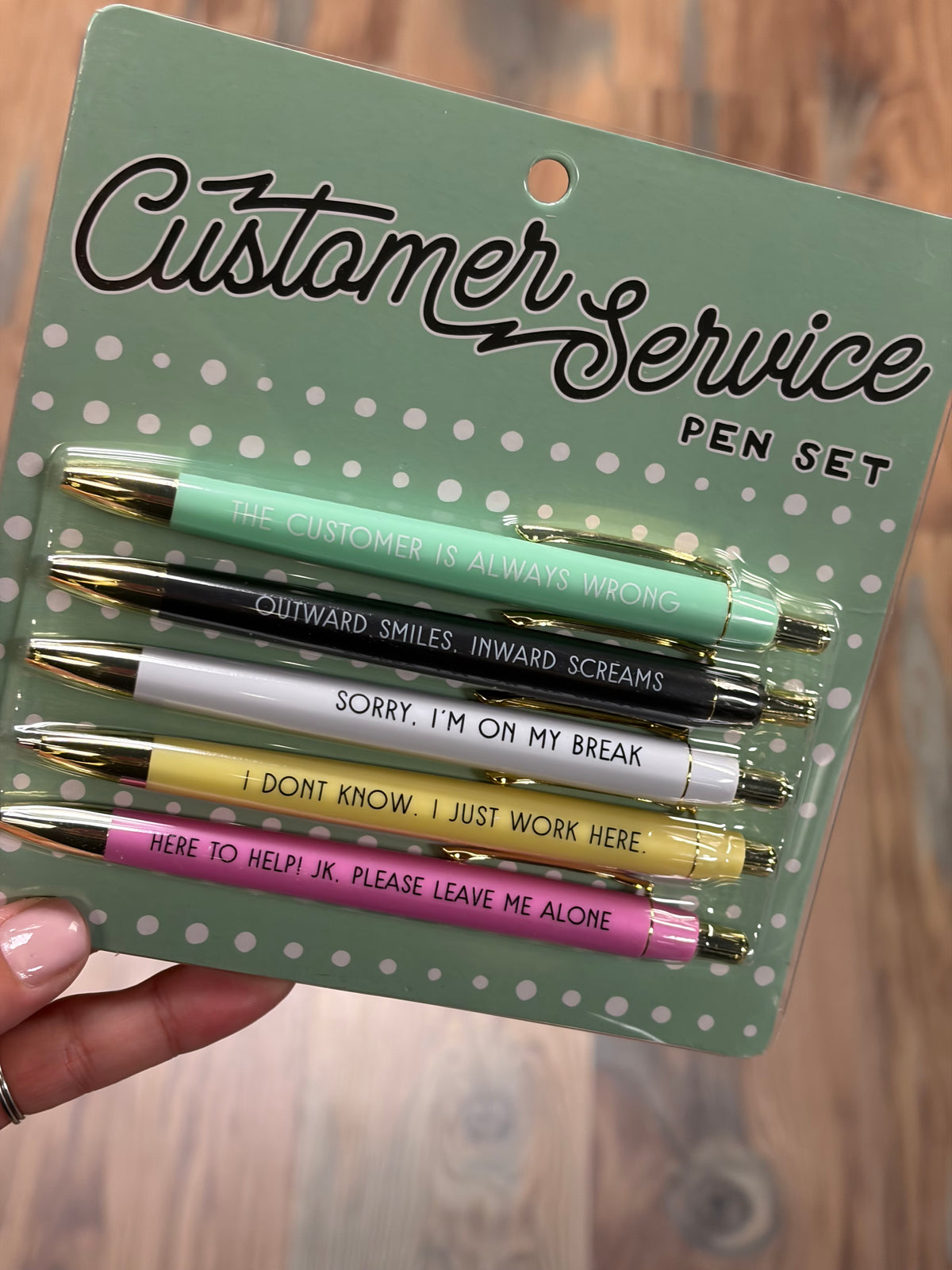 Customer Service Pen Set
