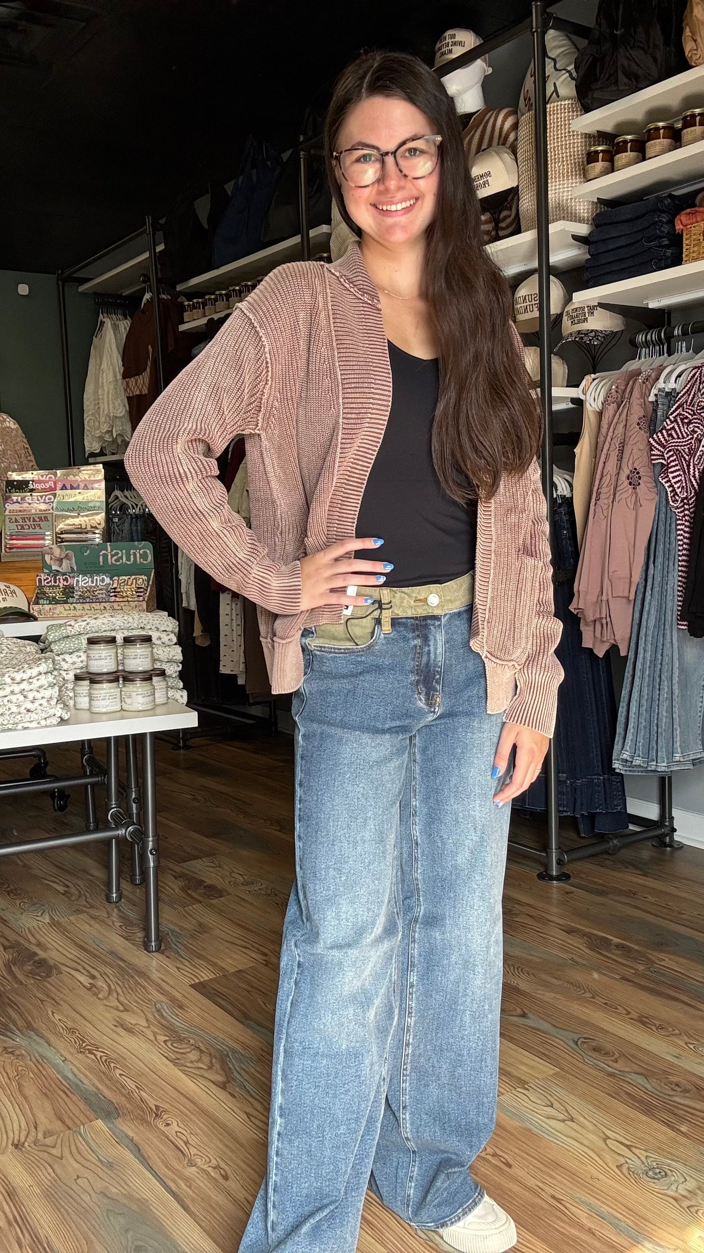 Judy Blue Corded Mid Rise Straight