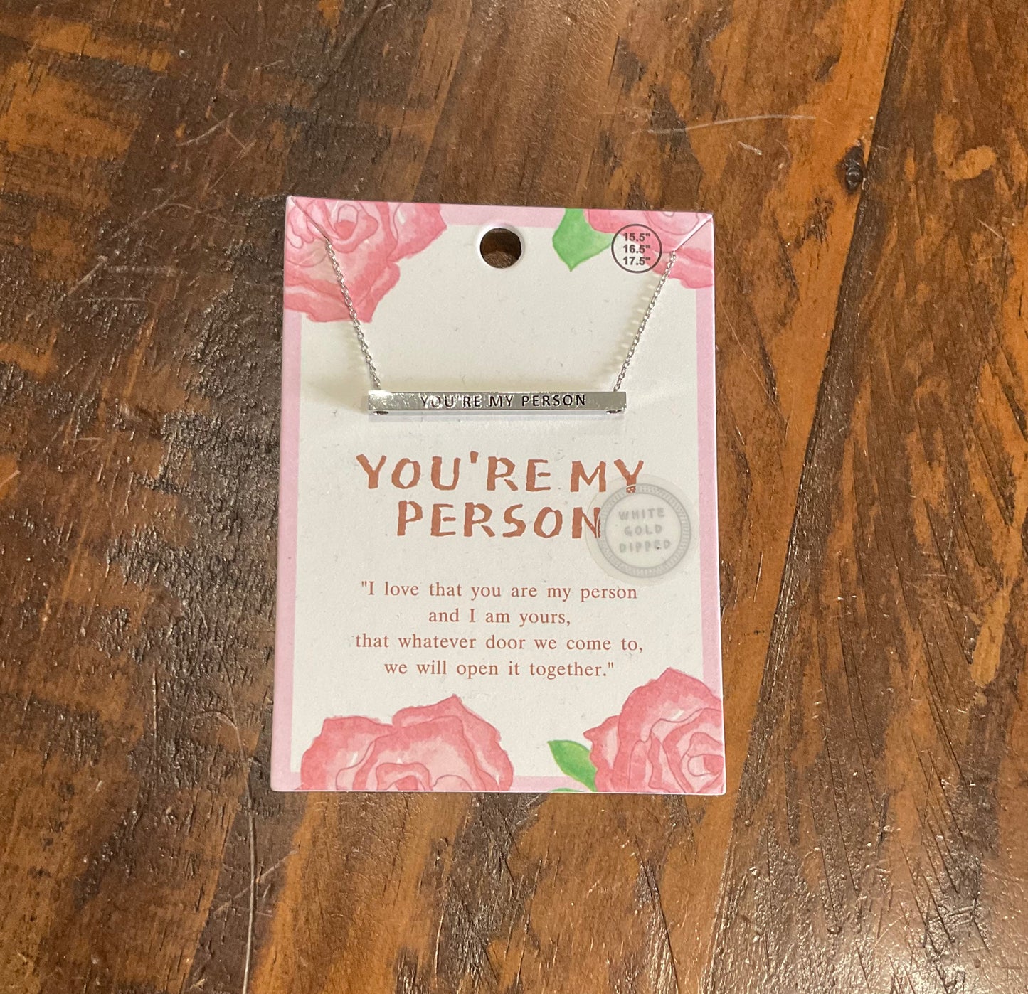 You’re My Person Necklace