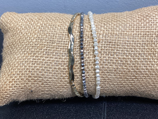 Natural Tone Bracelet Set