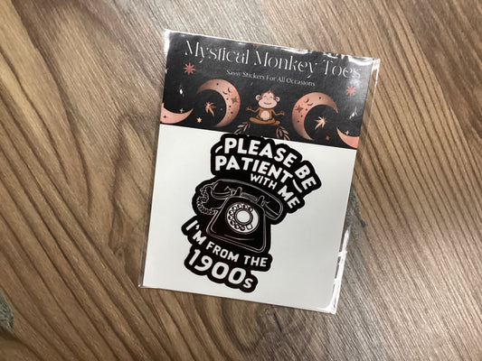 1900s Sticker