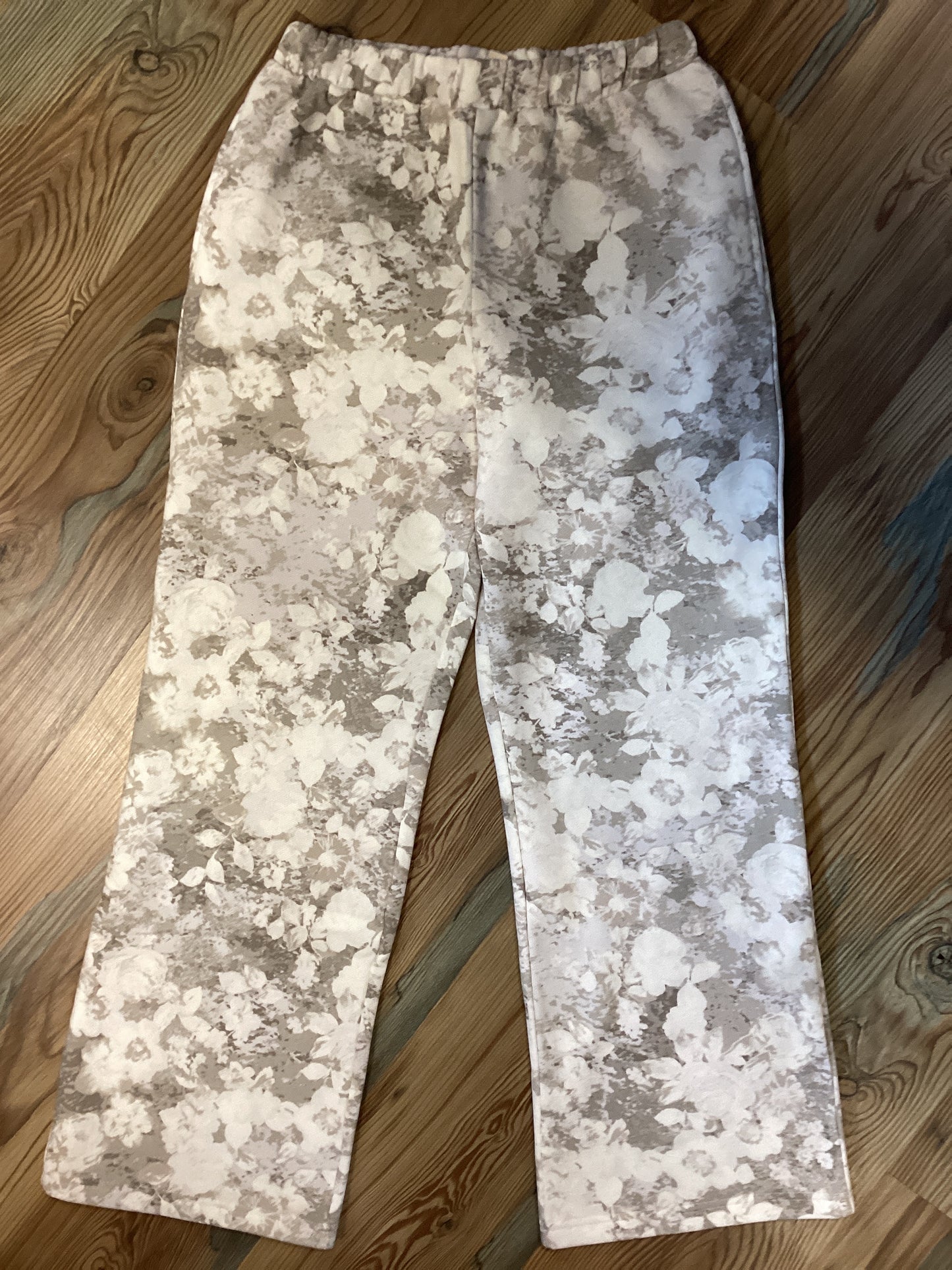 Muted Floral Sweat Pants