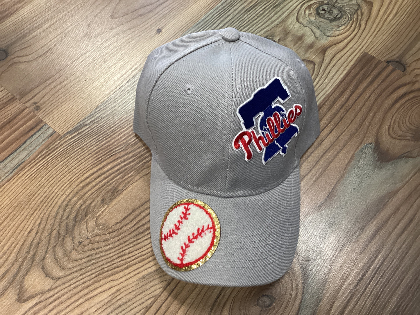 Grey Custom Baseball Team Cap