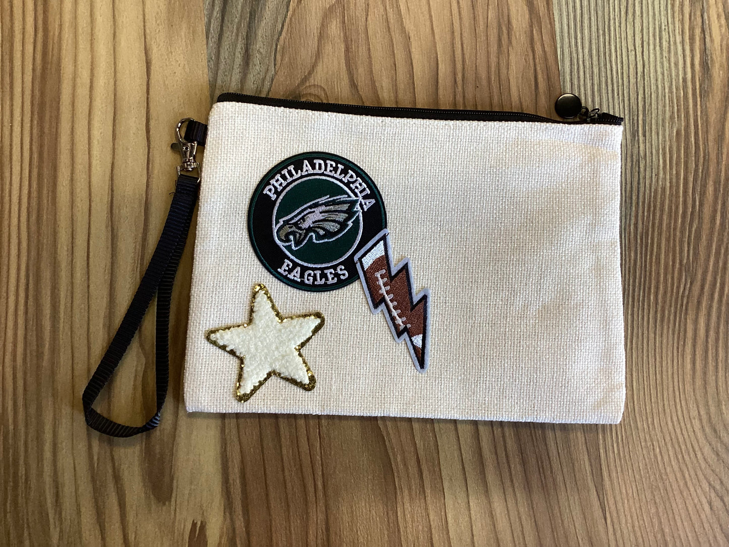 Football Custom Zip Pouch