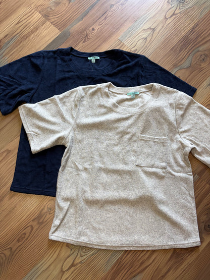 Grey Terry Crop T