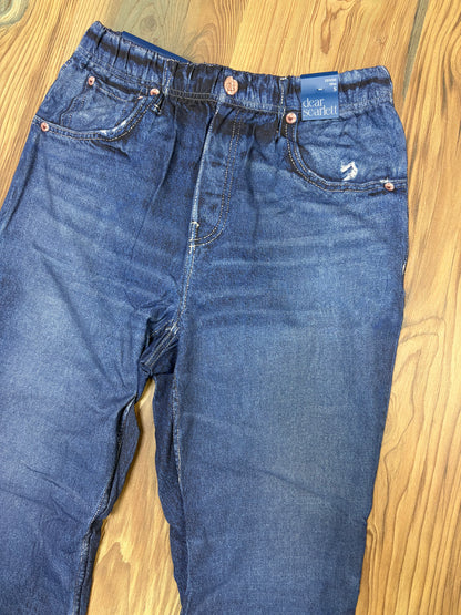 Zenim Pull On Slim Leg Dark Denim