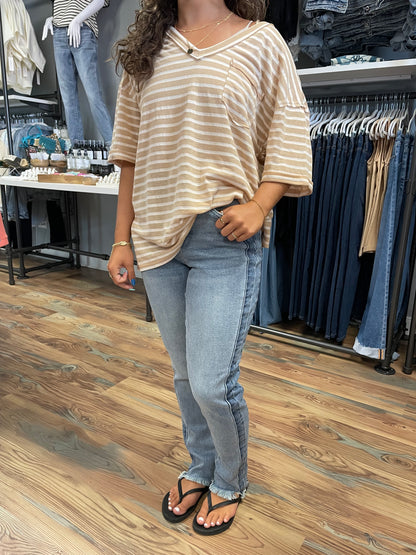 Judy Blue Side Panel Medium Wash High Waist