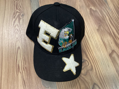 Black Custom Football Hat