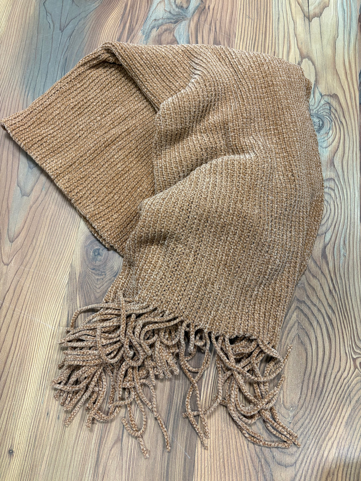 Mocha Chenille Scarf
