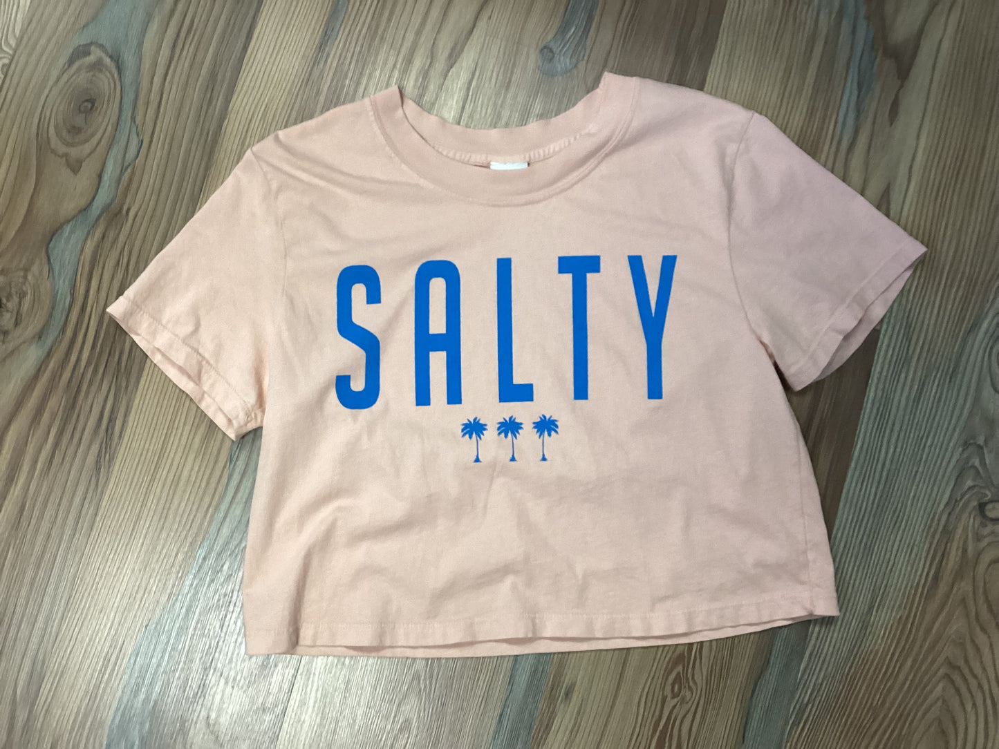 Peach SALTY Crop Top