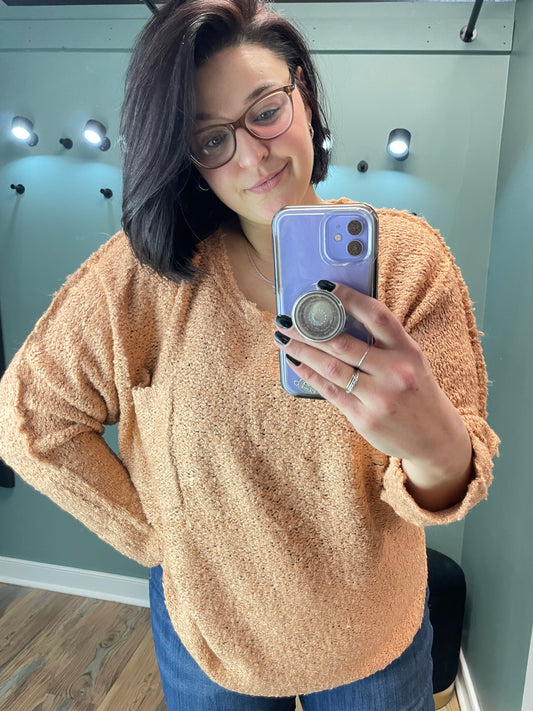 Warm Sand Blush Knit