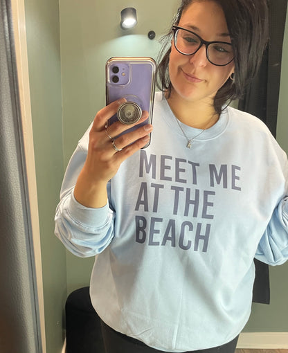 Meet At The Beach Crewneck