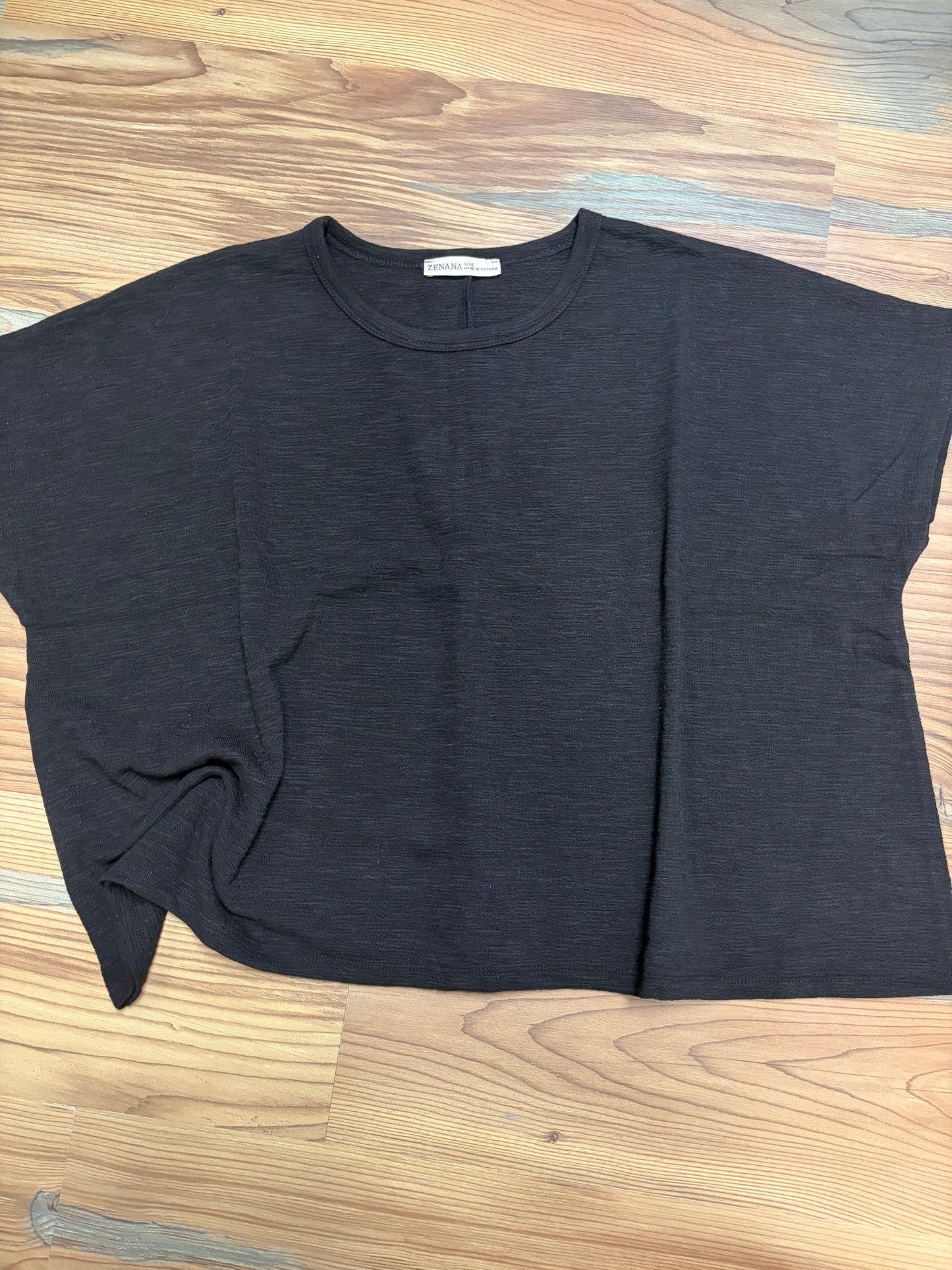 Black Cotton Slub