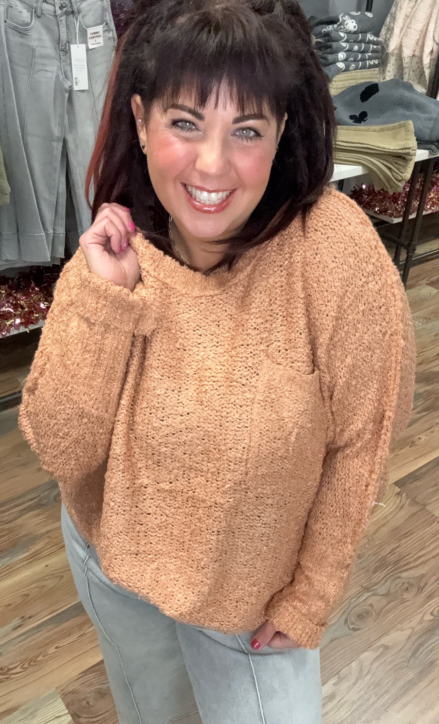 Warm Sand Blush Knit