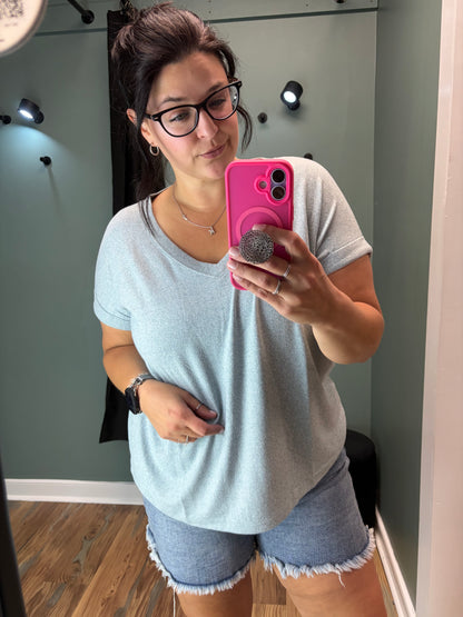 Heathered Blue T Shirt