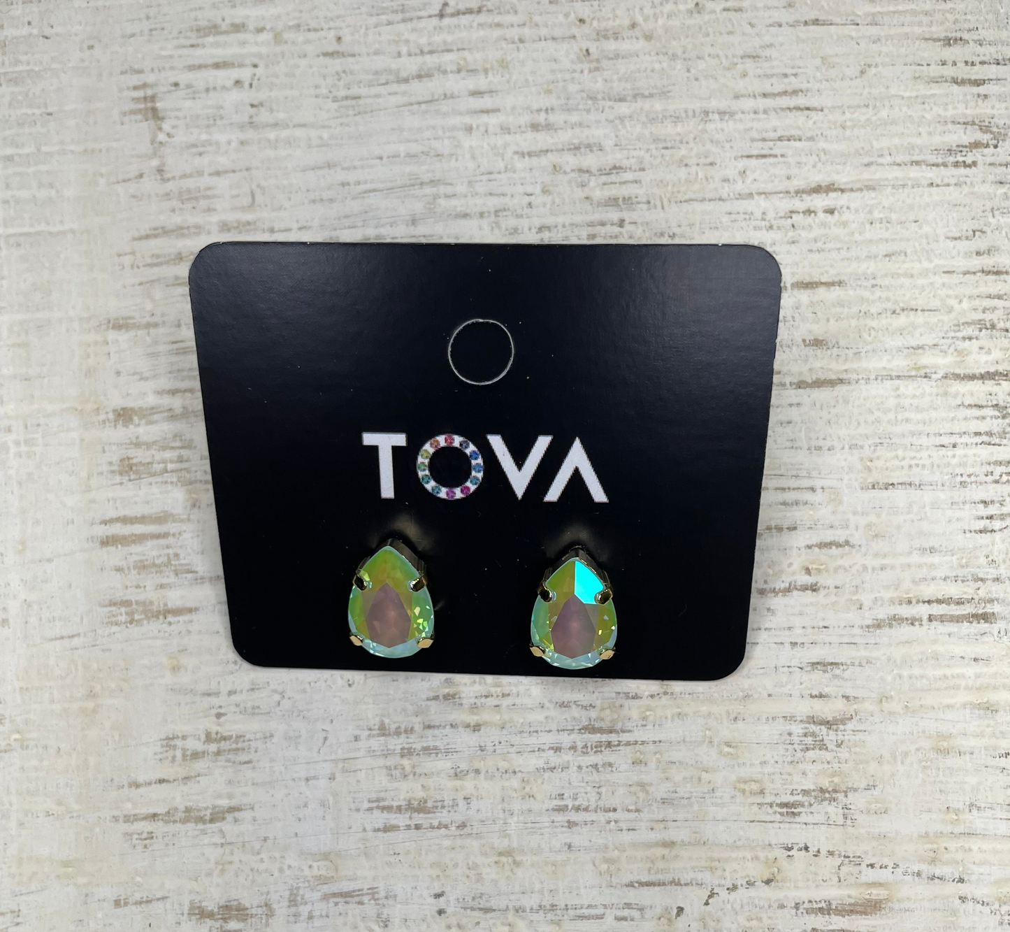 Tova Lumi Studs Soft Mint Ignite Glacier