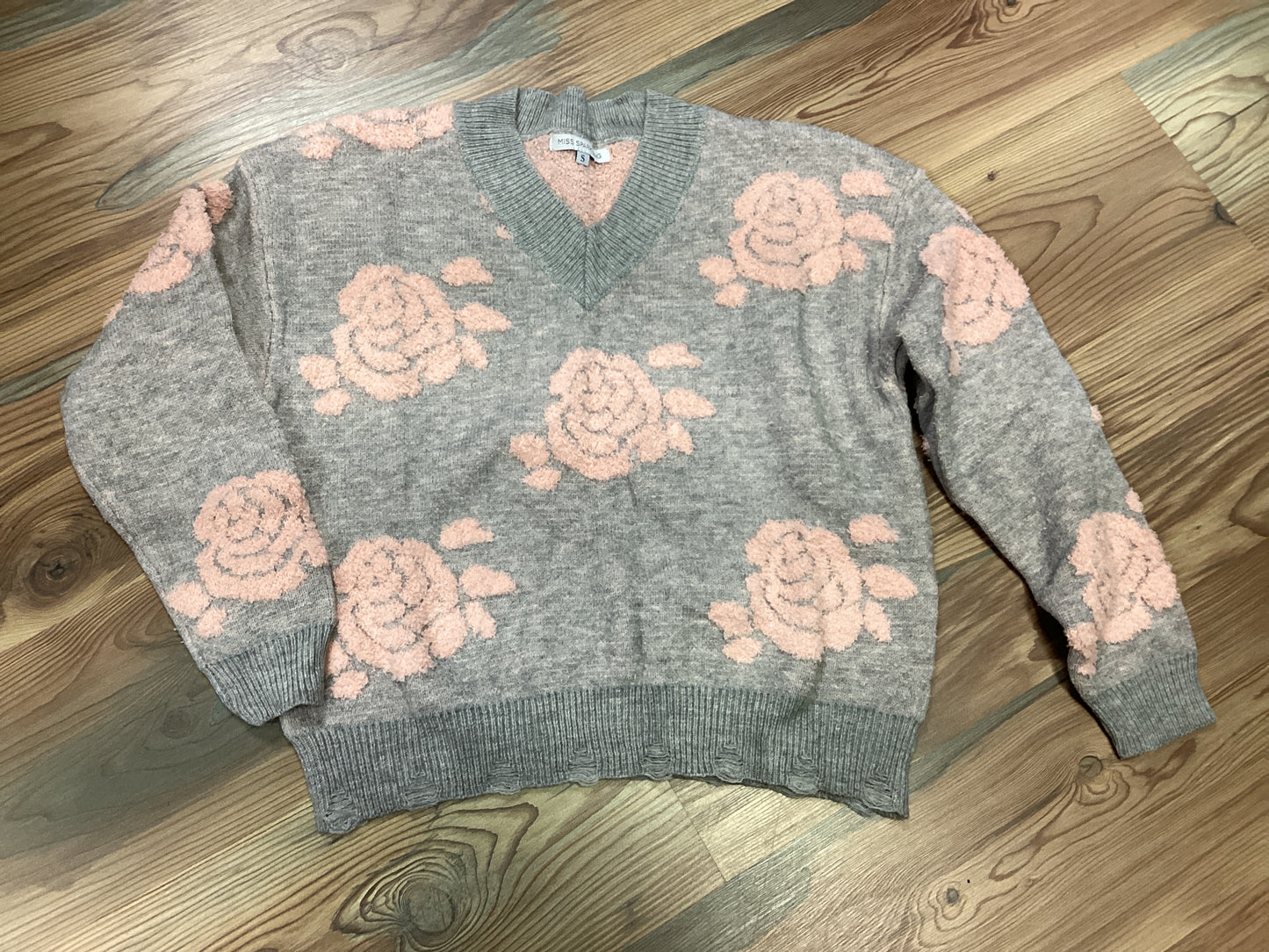 Pink Rose Sweater