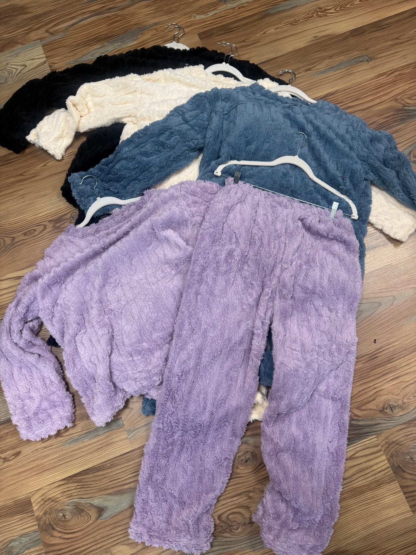 Black Friday Fluffy Pajama Set