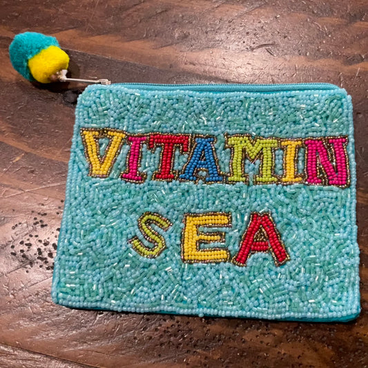 Vitamin Sea Seed Bead Coin Purse
