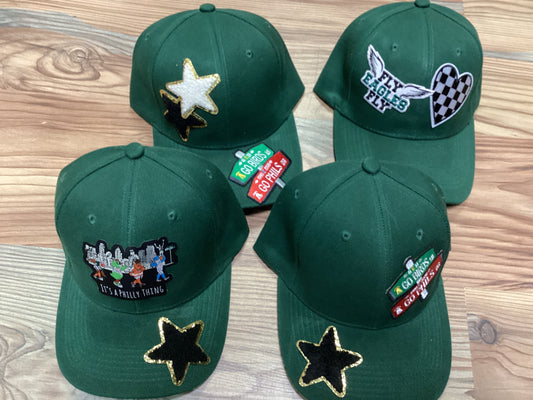 Green Custom Football Hat