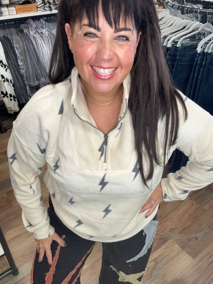 Lightning Bolt Quarter Zip