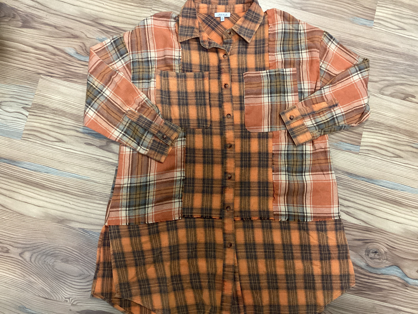 Pumpkin Spice Flannel Shacket