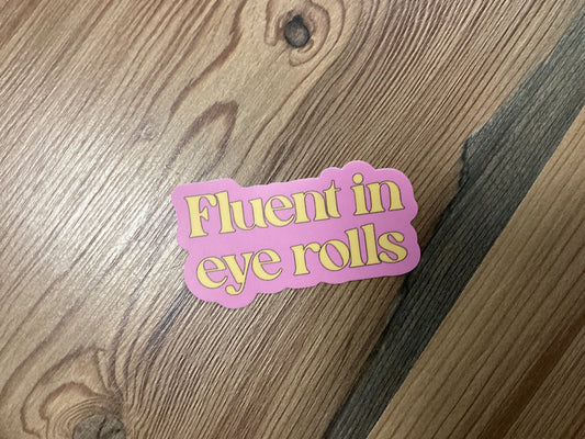 Eye Rolls Sticker
