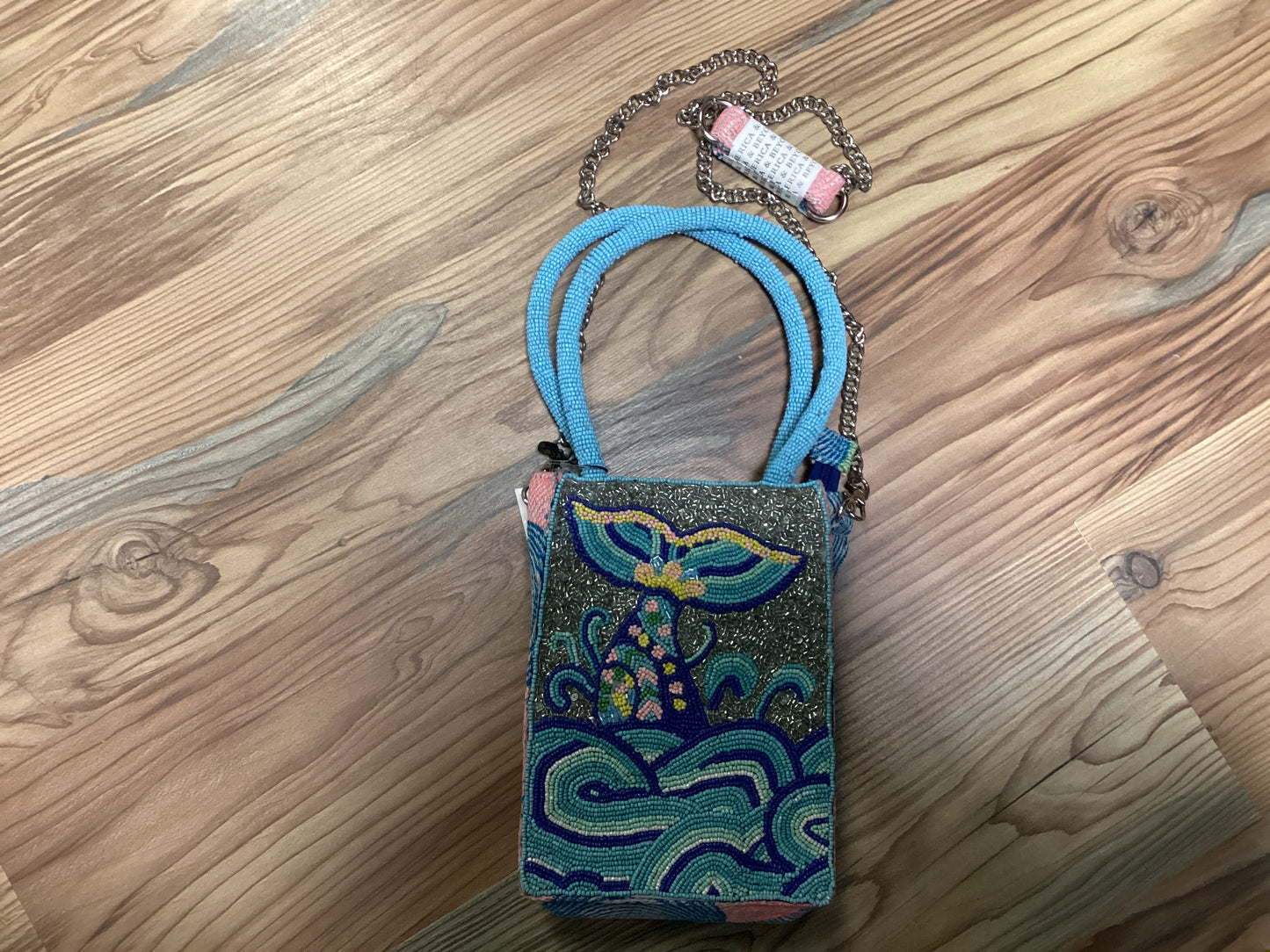 Mermaid Tail Seed Bead Purse
