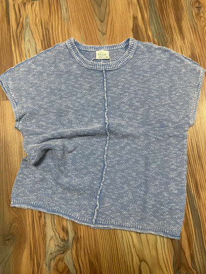 Blue Knit Shirt