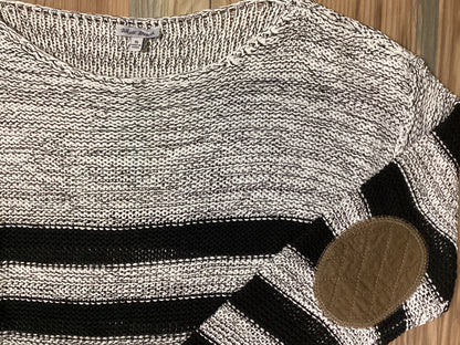 Oversized Grey Black Knit
