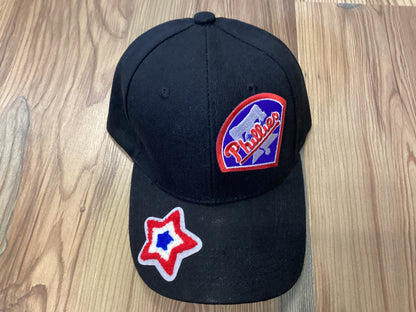 Black Custom Baseball Team Cap