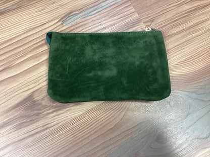 Faux Suede Wristlet/Crossbody