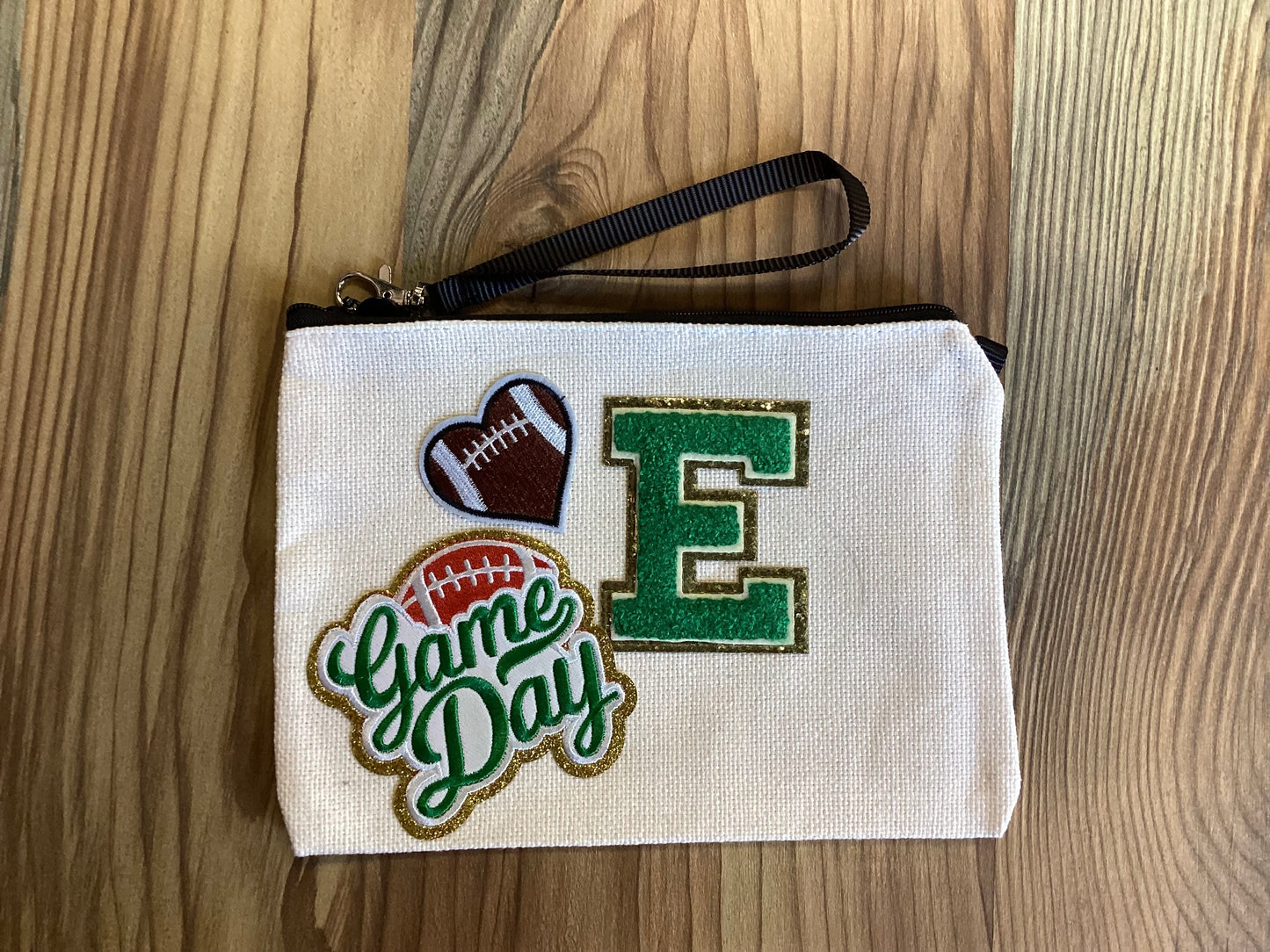 Football Custom Zip Pouch